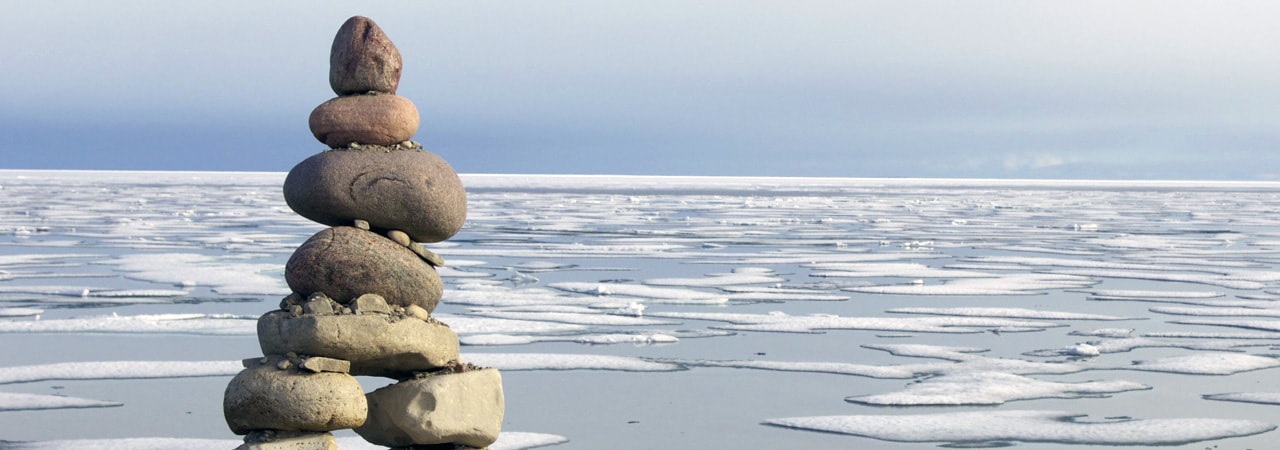 Inukshuk in Nunavut