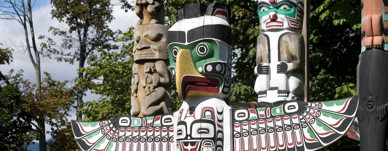 Stanley Park, Totem Poles, Vancouver