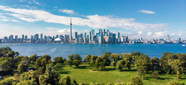 Explore Toronto in a hire car