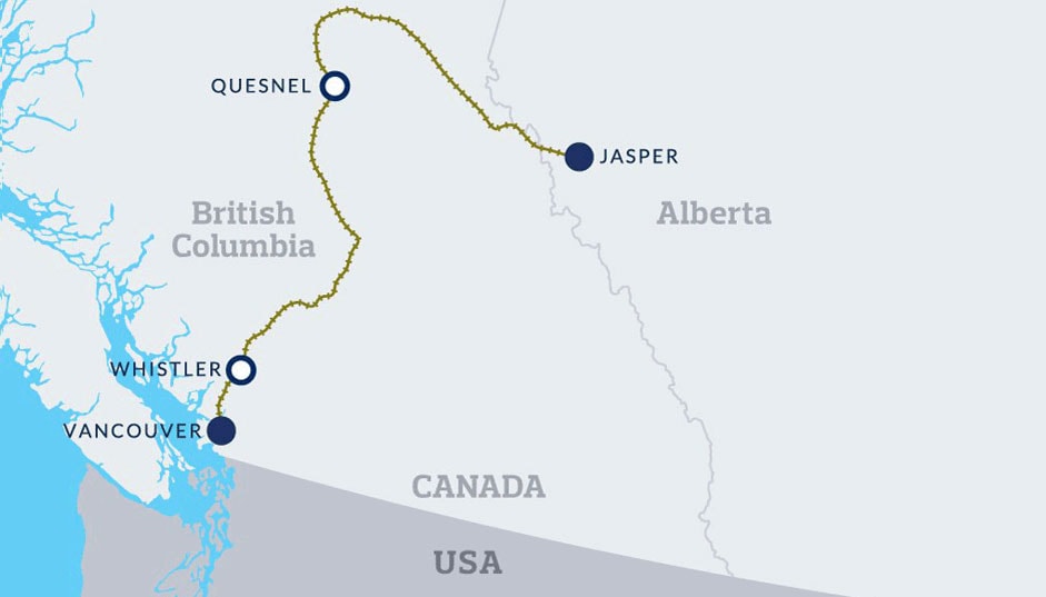 Rocky Mountaineer - Rainforest to Gold Rush