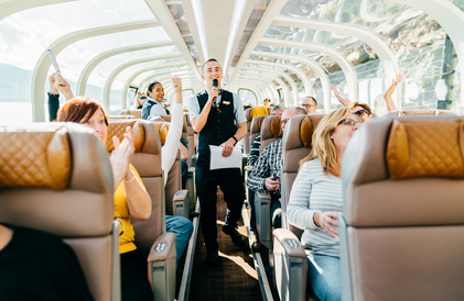 guides on rocky mountaineer