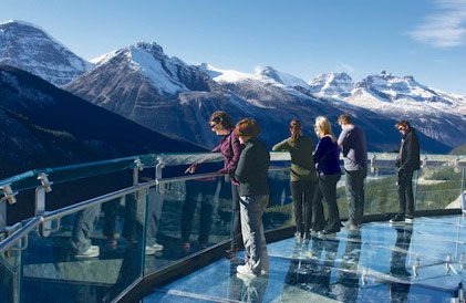 glacier skywalk icefields parkway