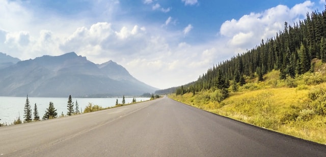 Drive through the Canadian Rockies